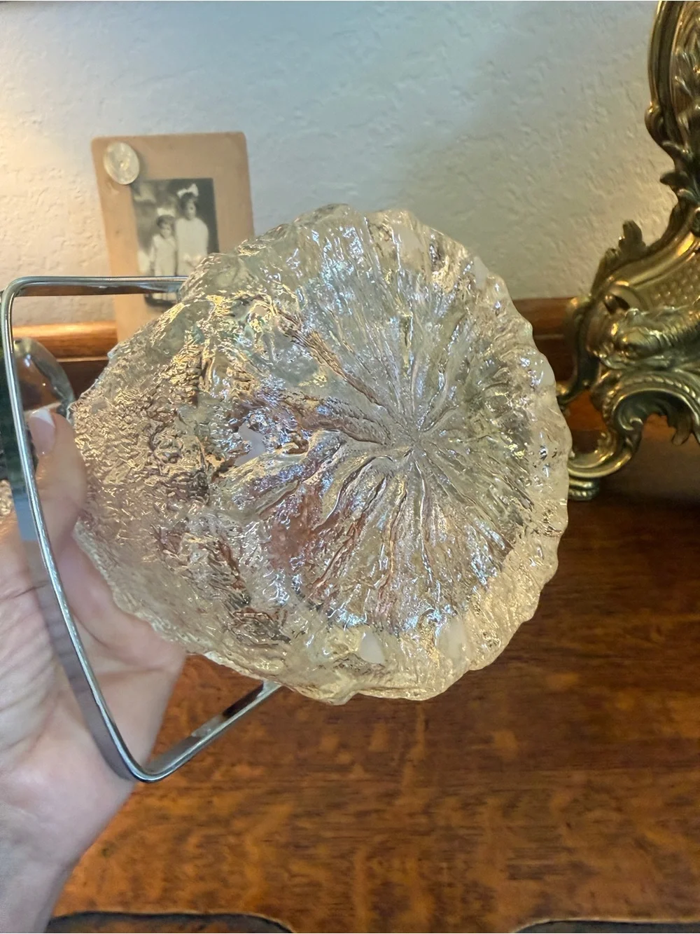 Vintage Iittala “Seita” Textured Glass Sculptural Vessel – Mid Century Modern